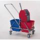 Doppelfahreimer 2x25l verchromt mit Presse Meiko