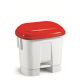 HACCP M�lleimer mit Deckel in rot 30l Floormagic