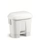 HACCP M�lleimer mit Deckel in weiss 30l Floormagic