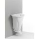 WALL UP Wandm�lleimer mit Pedal 50l in weiss Floormagic