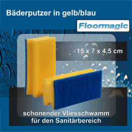 Bderputzer in gelb/blau I Floormagic