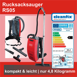 Rucksacksauger RS 05 I Cleanfix