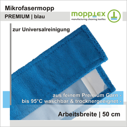 Mikrofasermop Premium 50 cm blau I Mopptex