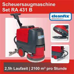 Anfnger Set RA 431 B Scheuersaugmaschine I Cleanfix