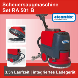 Anfnger Set RA 501 B Scheuersaugmaschine I Cleanfix