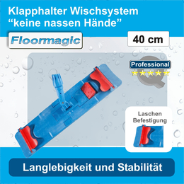 WischSystem "keine nassen Hnde" Klapphalter 40cm I Floormagic