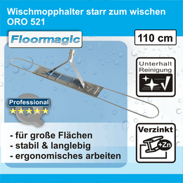 Wischmop Halter starr zum wischen 110cm ORO 521 I Floormagic