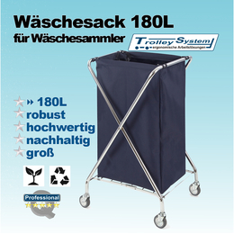 Wschesack fr Wschesammler 180l I Trolley-System