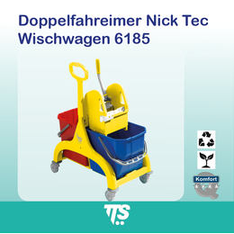 50l Nick Tec I Doppelfahreimer I Wischwagen I 00006185 I TTS