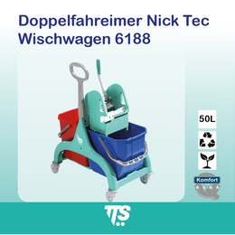 50l Nick Tec I Doppelfahreimer I Wischwagen I 00006188 I TTS