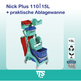 15l Nick Plus 110 I praktische Ablagewanne I 00006545 I TTS