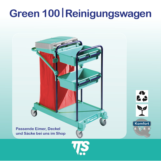 Green 100 I Reinigungswagen I 0B003100 I TTS