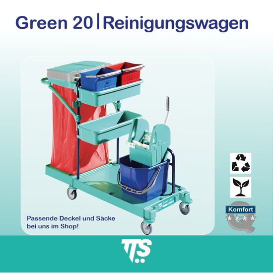 Green 20 I Reinigungswagen I 0B003020 I TTS