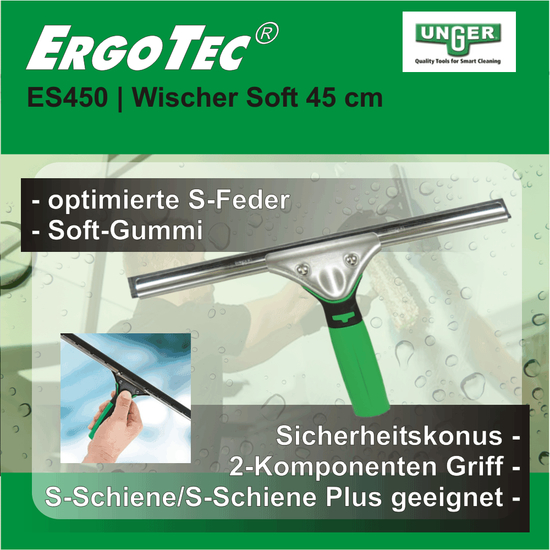 ErgoTec-Wischer 45 cm I SOFT I ES450 I Unger