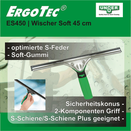 ErgoTec-Wischer 45 cm I SOFT I ES450 I Unger