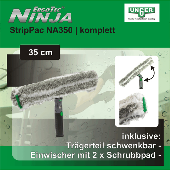 ErgoTec NINJA StripPac komplett 35cm - NA350 I Unger