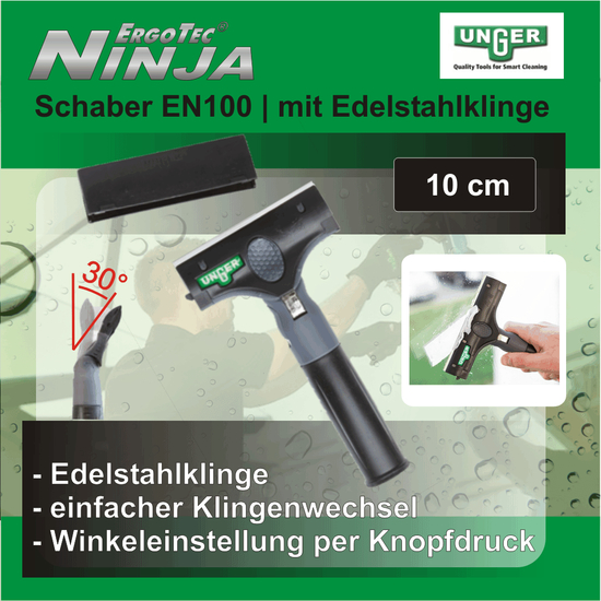 ErgoTec Ninja Schaber 10cm I EN100 I Unger