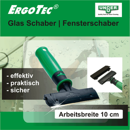 ErgoTec Glasschaber 10cm I EG100 I Unger