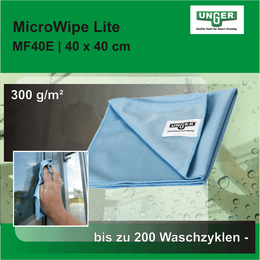 MicroWipe Lite 40x40 cm I MF40E I Unger