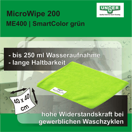 SmartColor MicroWipe 200, grn I ME400 I Unger