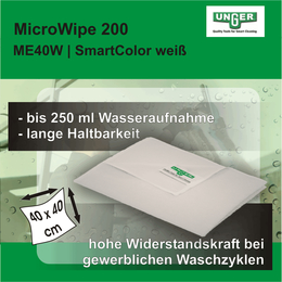 SmartColor MicroWipe 200, wei I ME40W I Unger
