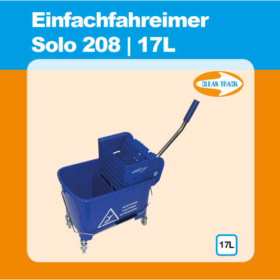 Einfachfahreimer 17 Liter - Solo 208 I Clean Track
