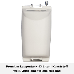 Laugentank 13 Liter I Kunststoff weiss, Zugelemente aus...