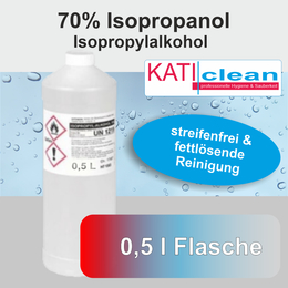 Isopropanol (Isopropylalkohol) I katiclean 70% 0,5l Flasche