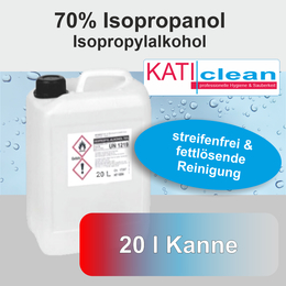 Isopropanol (Isopropylalkohol) I katiclean 70% 20l Kanne