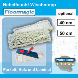 Nebelfeucht Wischmop fr Parkett, Holz, Laminat I Floormagic