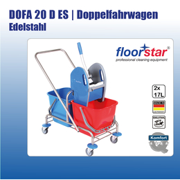 DOFA ES Doppelfahrwagen I Edelstahl I Floorstar