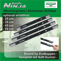 ErgoTec-NINJA Aluminium Schiene mit Soft-Gummi I Unger