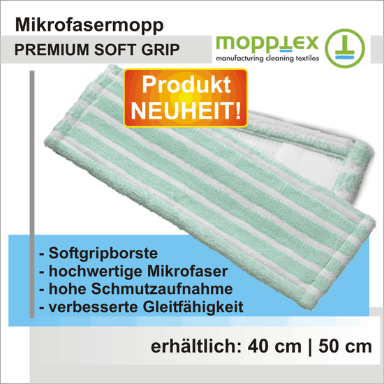 Mikrofasermopp PREMIUM SOFT GRIP | Mopptex
