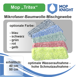 Mop Tritex | Mikrofaser-Baumwolle-Mischgewebe | Wischmopp...