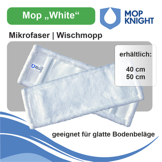 Mop White | Mikrofasermopp I Mop Knight
