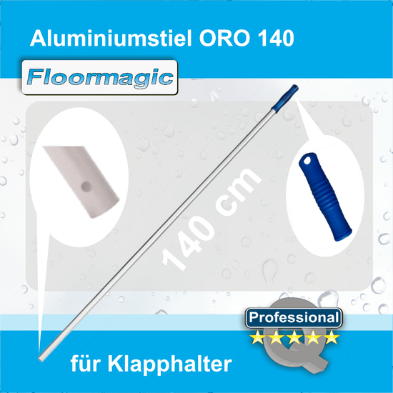 Aluminiumstiel ORO 140 fr Klapphalter I Floormagic
