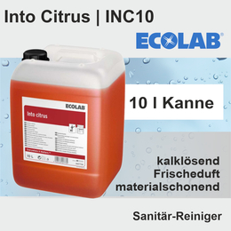 Into Citrus Sanitrreiniger I 10l INC10 I Ecolab