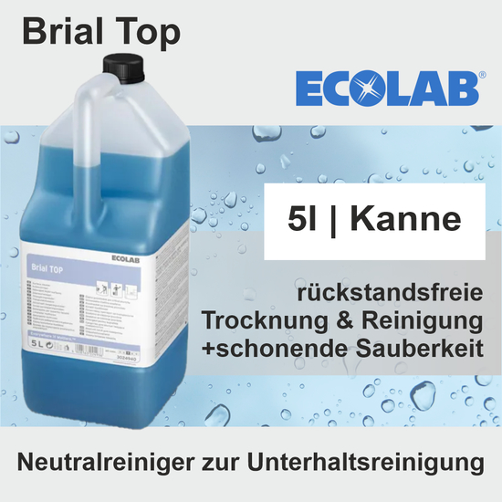 Brial Top Neutralreiniger I 5l Schonreiniger I Ecolab
