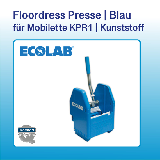 Floordress Presse blau Kunststoff, fr Mobilette KPR1 I Ecolab