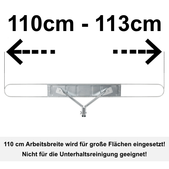 Trocken Wischmopp 110cm Acryl ORO 570 I Floormagic