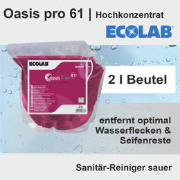 Oasis Pro 61 I 2l Sanitrreiniger, sauer Hochkonzentrat I...