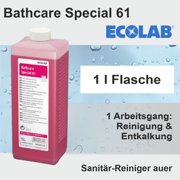 Bathcare Special 61 I 1l Sanitrreiniger, sauer I Ecolab