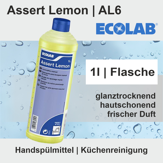 Assert Lemon I 1l Handsplmittel m. Zitronenduft AL6 I Ecolab