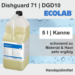 Dishguard 71 I 5l Handsplmittel DGD10 I Ecolab