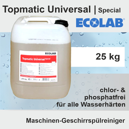 Topmatic Universal Special I 25kg Flssigreiniger I Ecolab