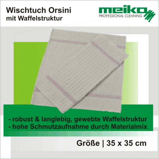 Wischtuch mit Waffelstruktur Orsini 35x35cm I Meiko Textil