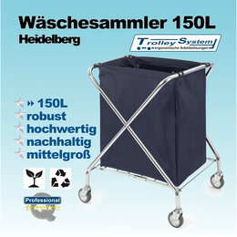 Wschesammler Wagen 150l Heidelberg I Trolley-System