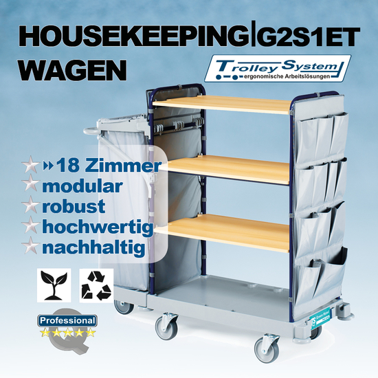 Housekeeping Wagen G2S1ET I Trolley-System