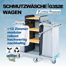 Schmutzwschewagen G3S2E I Trolley-System