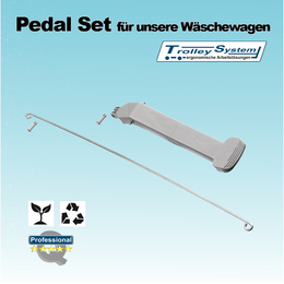 Pedal Set fr unsere Wschewagen I Trolley-System